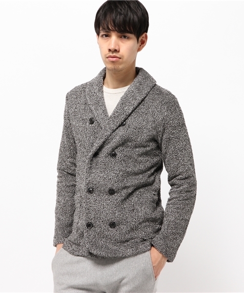 BHY-biography(ビーエイチワイバイオグラフィー)の「BLACK COYOTE SHAWL COLLAR W-JACKET(その他アウター・メンズ・ブラック系その他・48/46/44)」の2枚目の写真