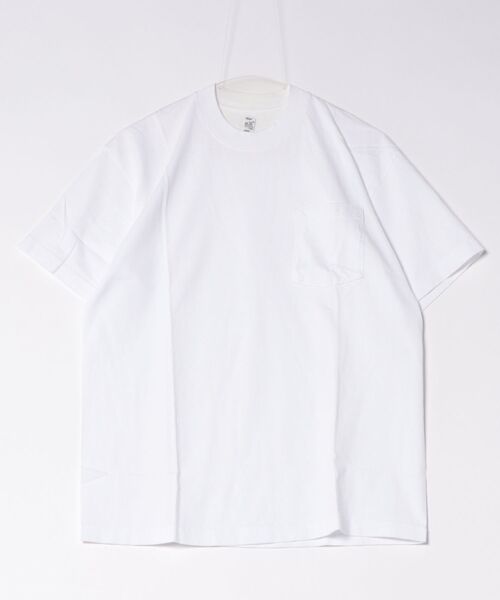 LOS ANGELES APPAREL(ロサンゼルスアパレル)の「【RES】【LOS ANGELES APPAREL】6.5oz Garment Dye CrewNeck Pocket T(Tシャツ/カットソー・メンズ・ブラック/ホワイト・MEDIUM/LARGE/SMALL/X-LARGE)」の2枚目の写真