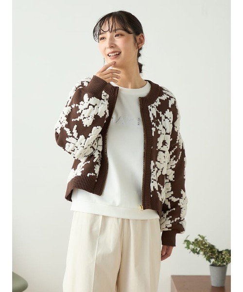 WEB限定】フラワーモールノーカラーブルゾン FURRY（ブルゾン