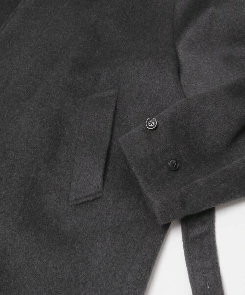 かぐれ（カグレ）の「ウールバックタックショートコート（ステンカラー