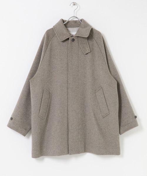 かぐれ（カグレ）の「ウールバックタックショートコート（ステン