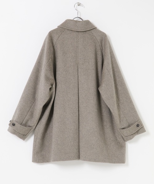 かぐれ（カグレ）の「ウールバックタックショートコート（ステン