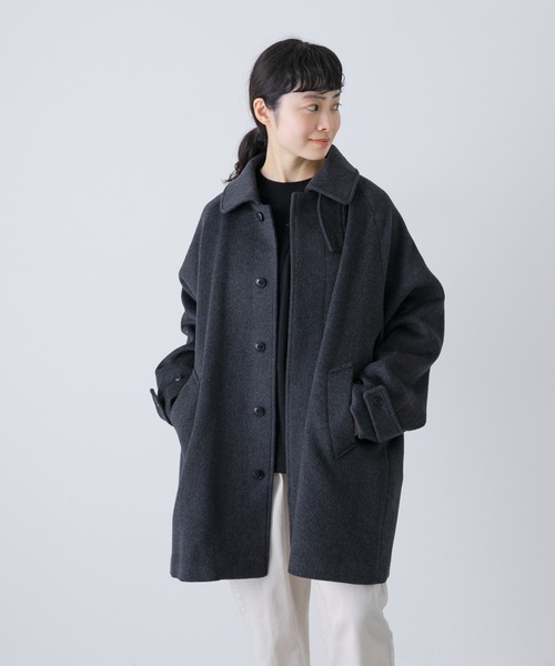 かぐれ ⭐︎バックタックショートコート かぐれ（カグレ）の「ウールバックタックショートコート（ステン