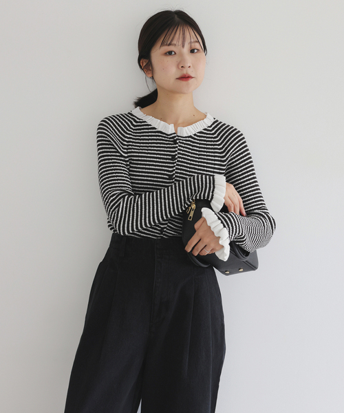 tyn.tgor トゴール キルティング フラワー ビーズ カーディガン TGOR トゴールQuilting flower beads cardigan tyn.tgor トゴール