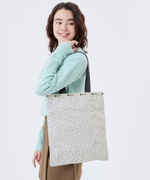 E/W REVERSIBLE PKT TOTE ロゴジャカードブラックT（トートバッグ