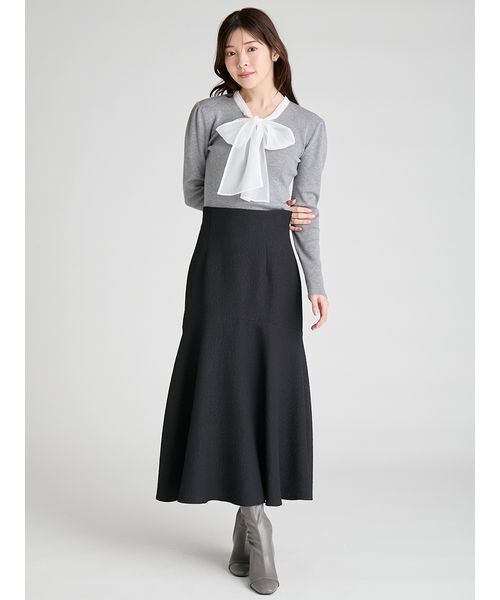 CELFORD シルクブレンドボウタイニットプルオーバー CELFORD（セルフォード）の「シルクブレンドボウタイニットプル