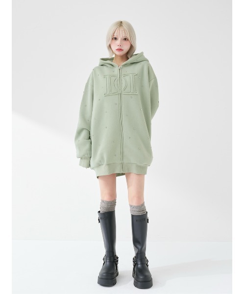 Darich（ダーリッチ）の「DDロゴビジュージップパーカー（パーカー