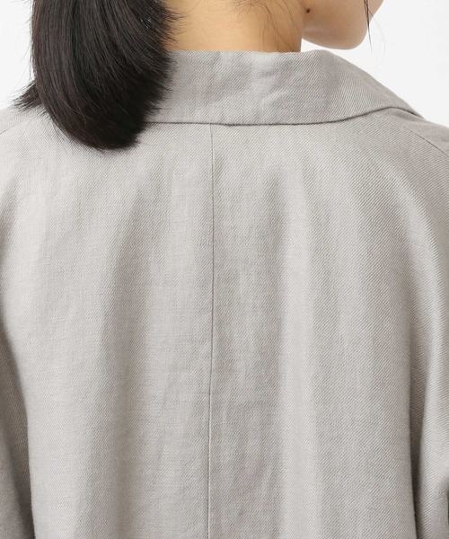 セール】《natural by clip》リネンツイルゆるテーラードジャケット