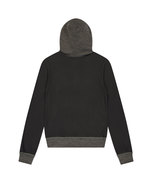AAKAM(アーカム)の「Contrast Logo Button Hoodie (Brown)(パーカー・レディース・その他・1/2)」の2枚目の写真
