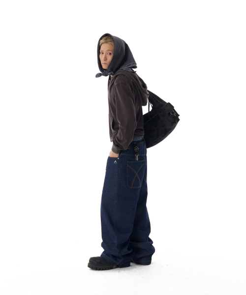 AAKAM(アーカム)の「Contrast Logo Button Hoodie (Brown)(パーカー・レディース・その他・1/2)」の9枚目の写真