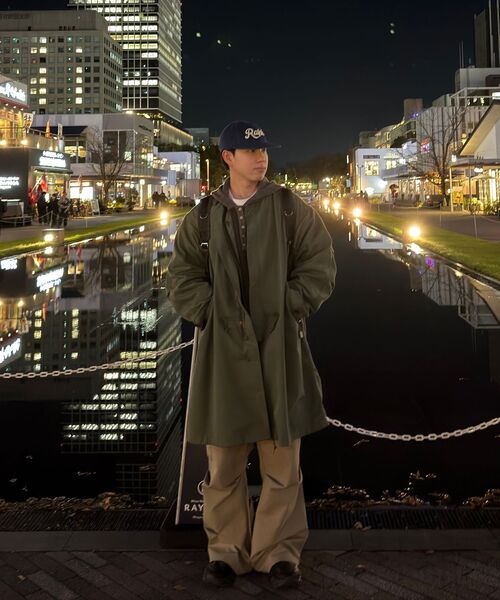 AAKAM(アーカム)の「Contrast Logo Button Hoodie (Brown)(パーカー・レディース・その他・1/2)」の16枚目の写真