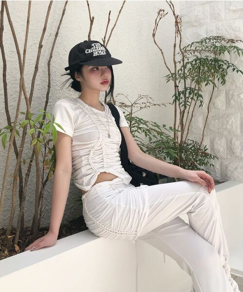 FLAREUP(フレアアップ)の「Handmade Twisted T-Shirt (FL-119_Black)(Tシャツ/カットソー・レディース・ブラック・OS)」の10枚目の写真
