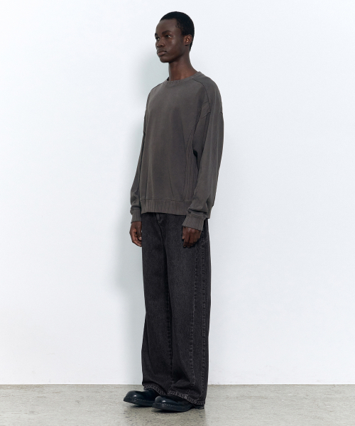 INSILENCE(インサイロンス)の「リップミックスドスウェットシャツ WASHED GREY(スウェット・レディース・その他・SMALL/MEDIUM/LARGE)」の3枚目の写真