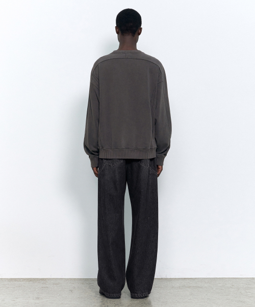 INSILENCE(インサイロンス)の「リップミックスドスウェットシャツ WASHED GREY(スウェット・レディース・その他・SMALL/MEDIUM/LARGE)」の4枚目の写真