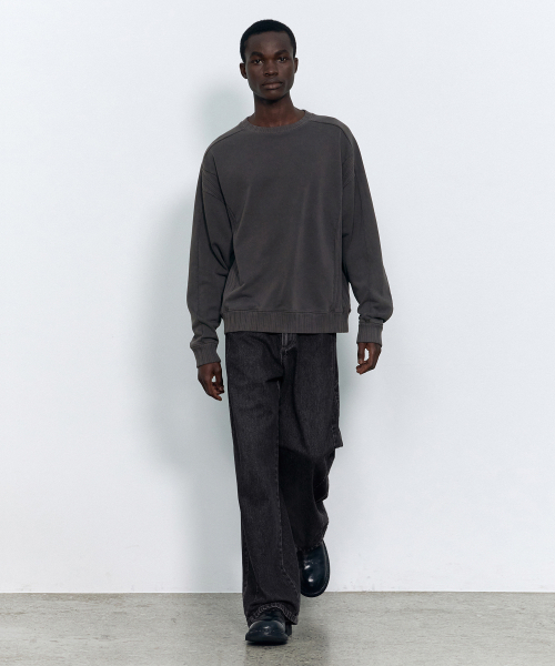 INSILENCE(インサイロンス)の「リップミックスドスウェットシャツ WASHED GREY(スウェット・レディース・その他・SMALL/MEDIUM/LARGE)」の5枚目の写真