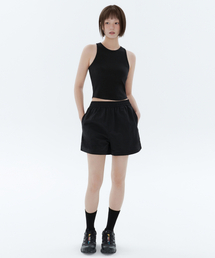 ウーマンズナイロンバンディングショーツ[ブラック]
