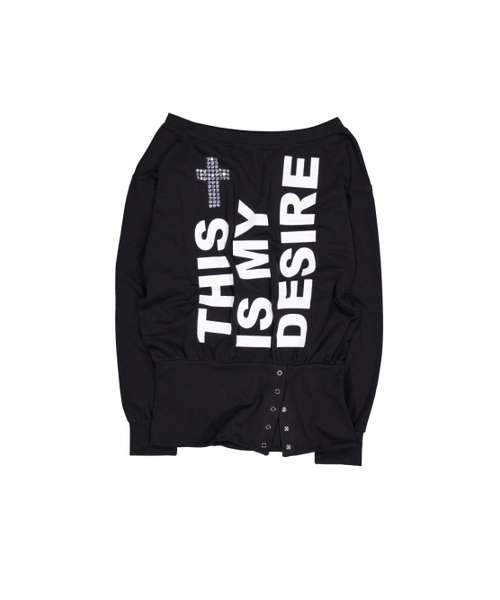セットアップエクス BOLD LETTERING LOOSE TOP 【公式通販】