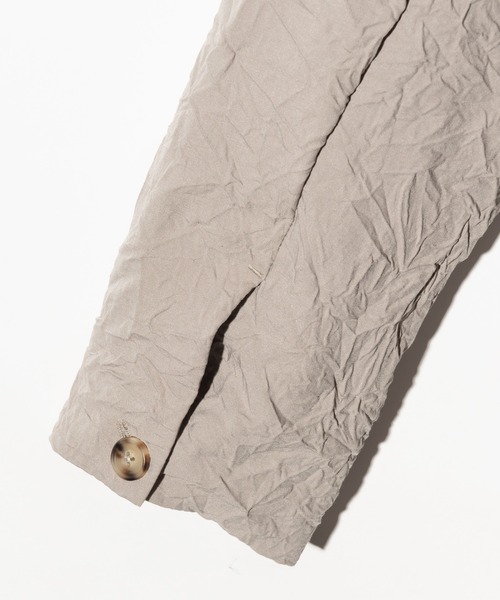 glamb（グラム）の「Crinkle Shawl Collar Coat / クリンクルショールカラーコート（ダウンジャケット/コート・メンズ・ベージュ/ブラック・S/M/L）」の22枚目の写真