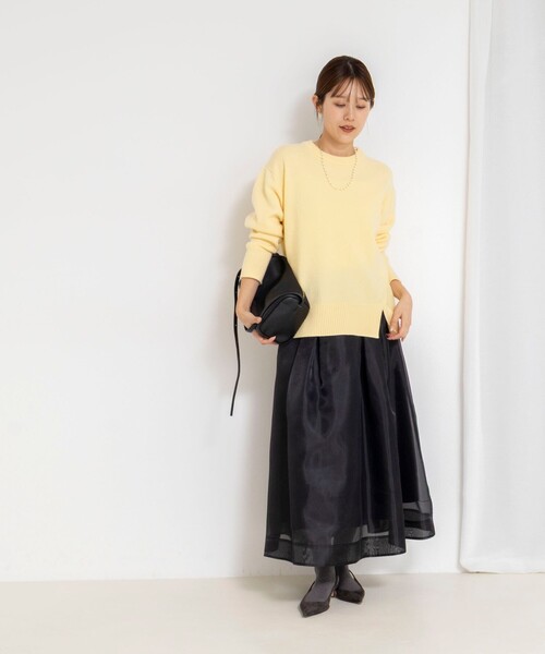 ウォッシャブルオーガンジーフレアスカート（スカート）｜NOLLEY'S