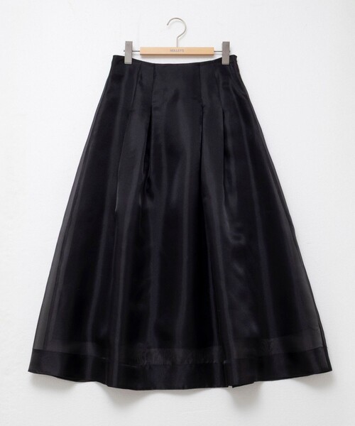 セール】ウォッシャブルオーガンジーフレアスカート（スカート