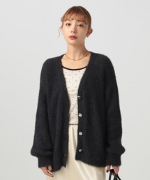 BAYFLOW | [ふわふわの肌触り]オーバーサイズシャギーカーディガン(カーディガン/ボレロ)