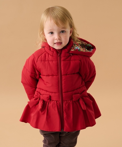 sense of wonder（センスオブワンダー）の「GIRL'S蓄熱中わたブルゾン（ブルゾン・キッズ・ピンク/レッド/ネイビー・120cm/130cm/90cm/80ｃｍ/110cm/100cm）」の3枚目の写真