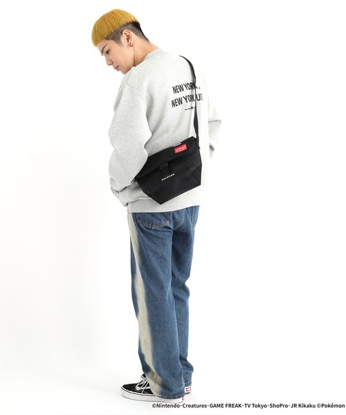Manhattan Portage（マンハッタンポーテージ）の「Manhattan Portage/マンハッタンポーテージ ショルダーバック "ポケモン" NYLON MESSENGER BAG (XXS) FZP Pokemon 25 MP1603FZPPKMN（ショルダーバッグ・メンズ・ブラック×レッド・FREE）」の16枚目の写真