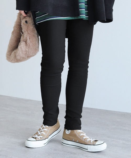 reca（レカ）の「裏起毛スキニーパンツ（その他パンツ・レディース・ブラック/ベージュ/インディゴブルー・FREE）」の7枚目の写真