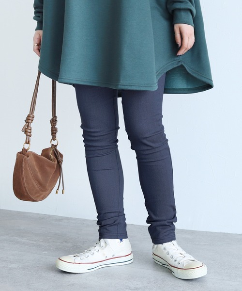 reca（レカ）の「裏起毛スキニーパンツ（その他パンツ・レディース・ブラック/ベージュ/インディゴブルー・FREE）」の11枚目の写真