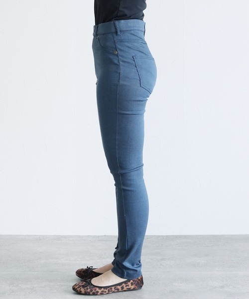 reca（レカ）の「裏起毛スキニーパンツ（その他パンツ・レディース・ブラック/ベージュ/インディゴブルー・FREE）」の16枚目の写真