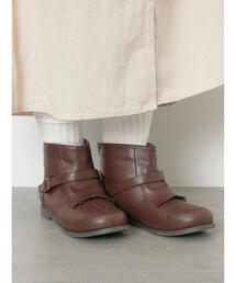 Samansa Mos2 | メダリオンキルトショートブーツ(ブーツ)