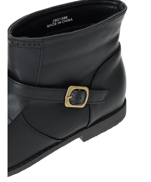 Samansa Mos2（サマンサ モスモス）の「メダリオンキルトショートブーツ（ブーツ・レディース・ブラウン/ブラック・S/M/XL/L）」の13枚目の写真