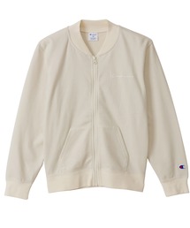 Champion（チャンピオン）の「2024AW Champion/チャンピオン ワンポイントロゴ フルジップ カットブルゾン キッズ（スウェット）」