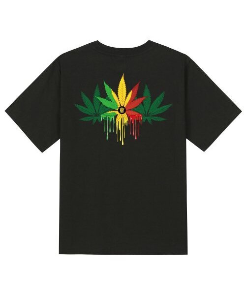 KAN6312(カン6312)の「KTB0108 ジャマイカ 半袖Tシャツ - ブラック(Tシャツ/カットソー・メンズ・その他・MEDIUM/LARGE/SMALL)」の1枚目の写真