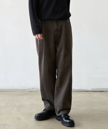 DRAW FIT（ドローフィット）の「ワイドニュートラルカラーデニム [BROWN]（デニムパンツ）」