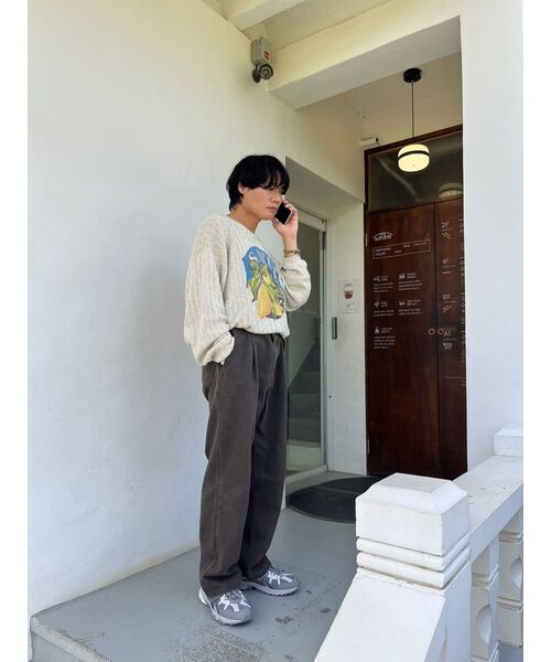 DRAW FIT（ドローフィット）の「ワイドニュートラルカラーデニム [BROWN]（デニムパンツ・メンズ・その他・LARGE/MEDIUM/X-LARGE）」の3枚目の写真