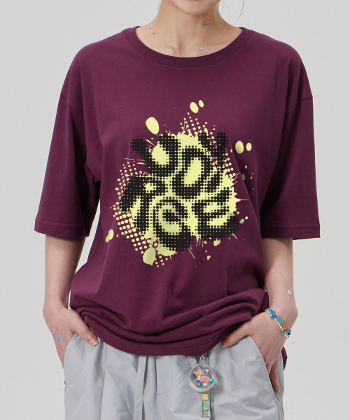 ASTRAL PROJECTION（アストラルプロジェクション）の「[ボイジ]コットンルーズフィット半袖Tシャツ_プラムパープル（Tシャツ/カットソー・メンズ・その他・LARGE/MEDIUM/X-LARGE/XX-LARGE）」の3枚目の写真
