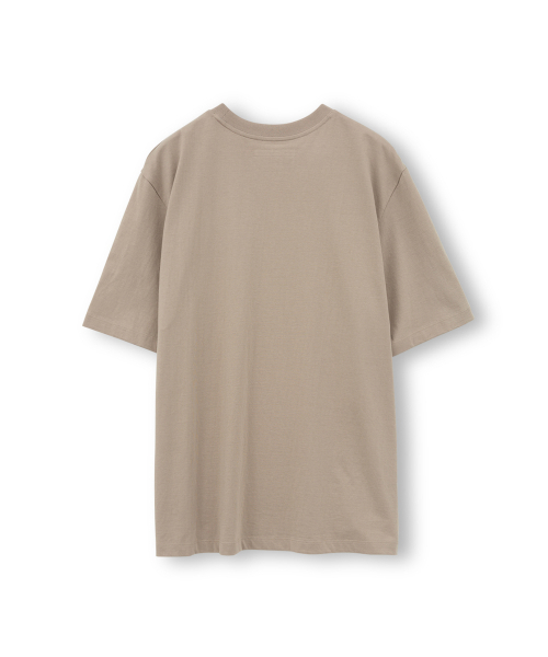 BROWNYARD（ブラウンヤード）の「エッセンシャルTシャツ、ベージュ（Tシャツ/カットソー・メンズ・その他・3/4/5）」の2枚目の写真