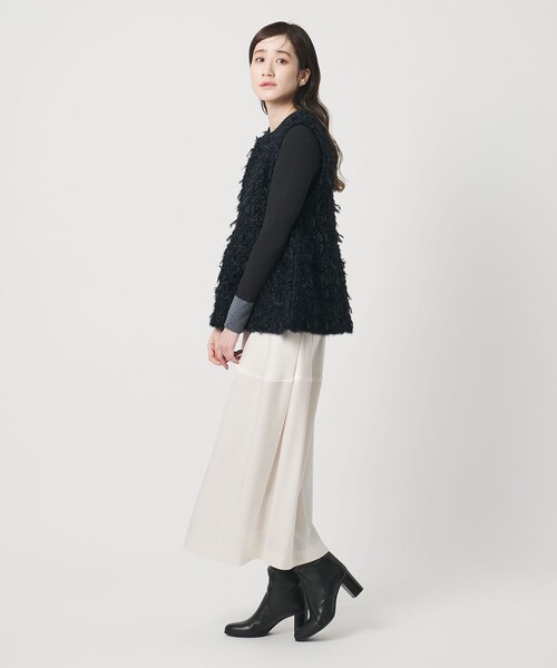 ミックスヤーン ペプラム ベスト（ベスト）｜UNITED ARROWS