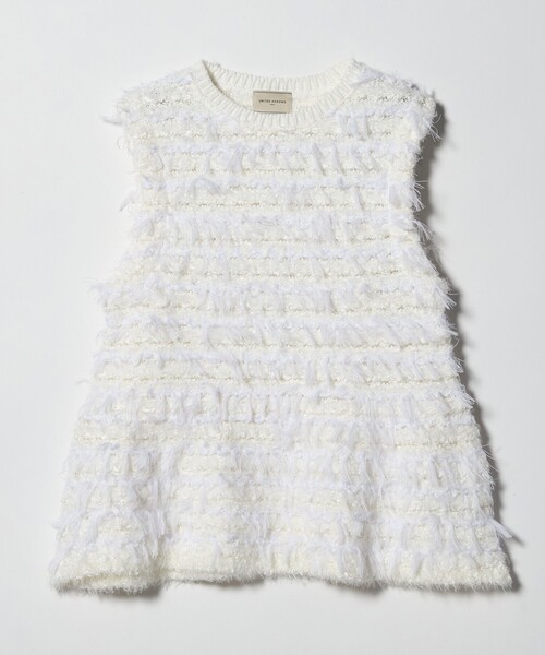 ミックスヤーン ペプラム ベスト（ベスト）｜UNITED ARROWS