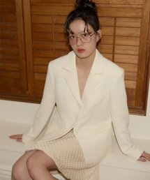 Classic Tweed Jacket_ Ivory