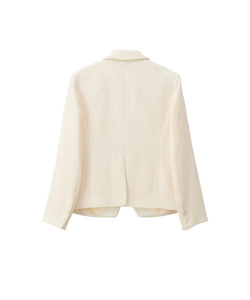 SALON DE YOHN(サロンドヨーン)の「Classic Tweed Jacket_ Ivory(テーラードジャケット・レディース・その他・MEDIUM/SMALL)」の5枚目の写真