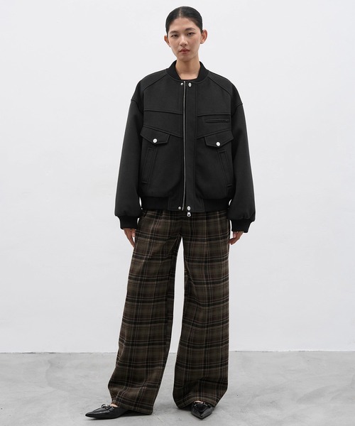 EIGHTHMONTH(エイスマンス)の「チェックワイドトラウザー EM25a130【EIGHTHMONTH】(その他パンツ・レディース・チェック・L/M/S)」の16枚目の写真