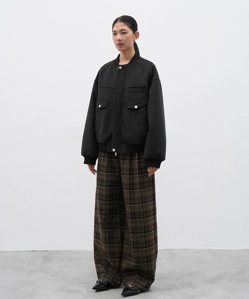 EIGHTHMONTH(エイスマンス)の「チェックワイドトラウザー EM25a130【EIGHTHMONTH】(その他パンツ・レディース・チェック・L/M/S)」の20枚目の写真