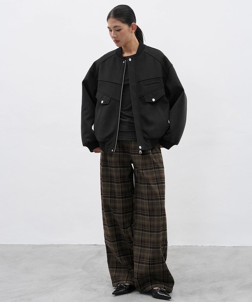 EIGHTHMONTH(エイスマンス)の「チェックワイドトラウザー EM25a130【EIGHTHMONTH】(その他パンツ・レディース・チェック・L/M/S)」の21枚目の写真
