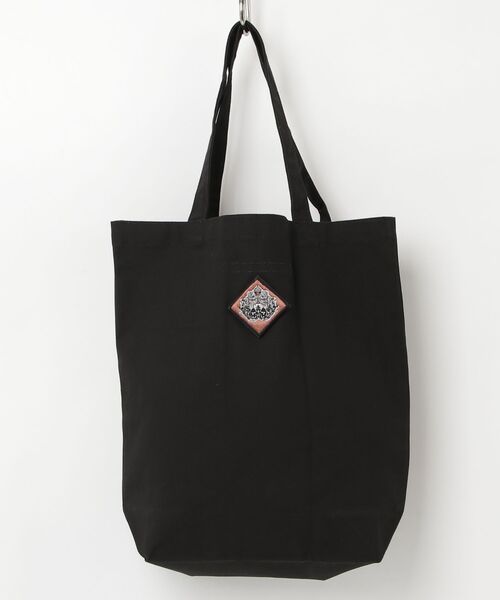 Children of the discordance(チルドレン オブ ザ ディスコ-ダンス)の「Children of the discordance / dawn PATCH TOTE BAG / COTDACB-909(トートバッグ・メンズ・ブラック/ナチュラル・ONESIZE)」の6枚目の写真