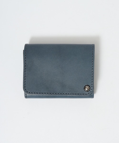 FUNALIVE（ファンアライブ）の「栃木レザー スタッズ コンパクト財布（財布・メンズ・ブラック/カーキ/ネイビー/ダークブラウン/キャメル/ブラック系/ブラック系1・FREE）」の16枚目の写真