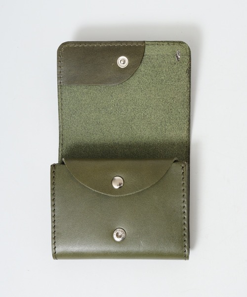 FUNALIVE（ファンアライブ）の「栃木レザー スタッズ コンパクト財布（財布・メンズ・ブラック/カーキ/ネイビー/ダークブラウン/キャメル/ブラック系/ブラック系1・FREE）」の15枚目の写真