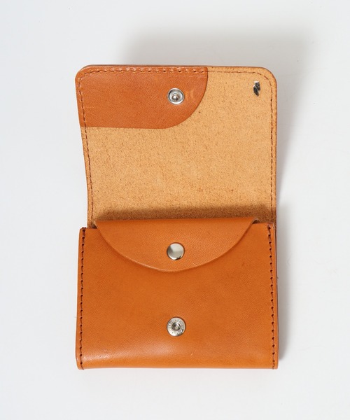 FUNALIVE（ファンアライブ）の「栃木レザー スタッズ コンパクト財布（財布・メンズ・ブラック/カーキ/ネイビー/ダークブラウン/キャメル/ブラック系/ブラック系1・FREE）」の19枚目の写真