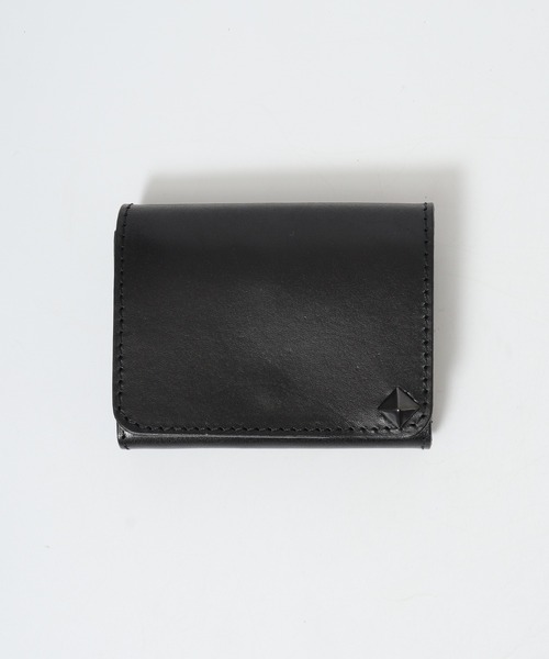 FUNALIVE（ファンアライブ）の「栃木レザー スタッズ コンパクト財布（財布・メンズ・ブラック/カーキ/ネイビー/ダークブラウン/キャメル/ブラック系/ブラック系1・FREE）」の10枚目の写真